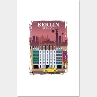 Berlin Travel Poster Posters and Art